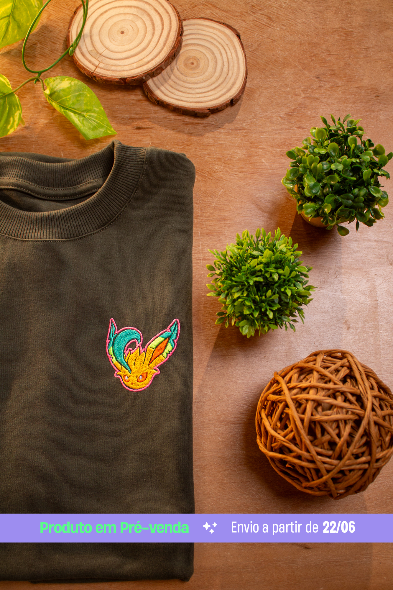 Camiseta Leafeon