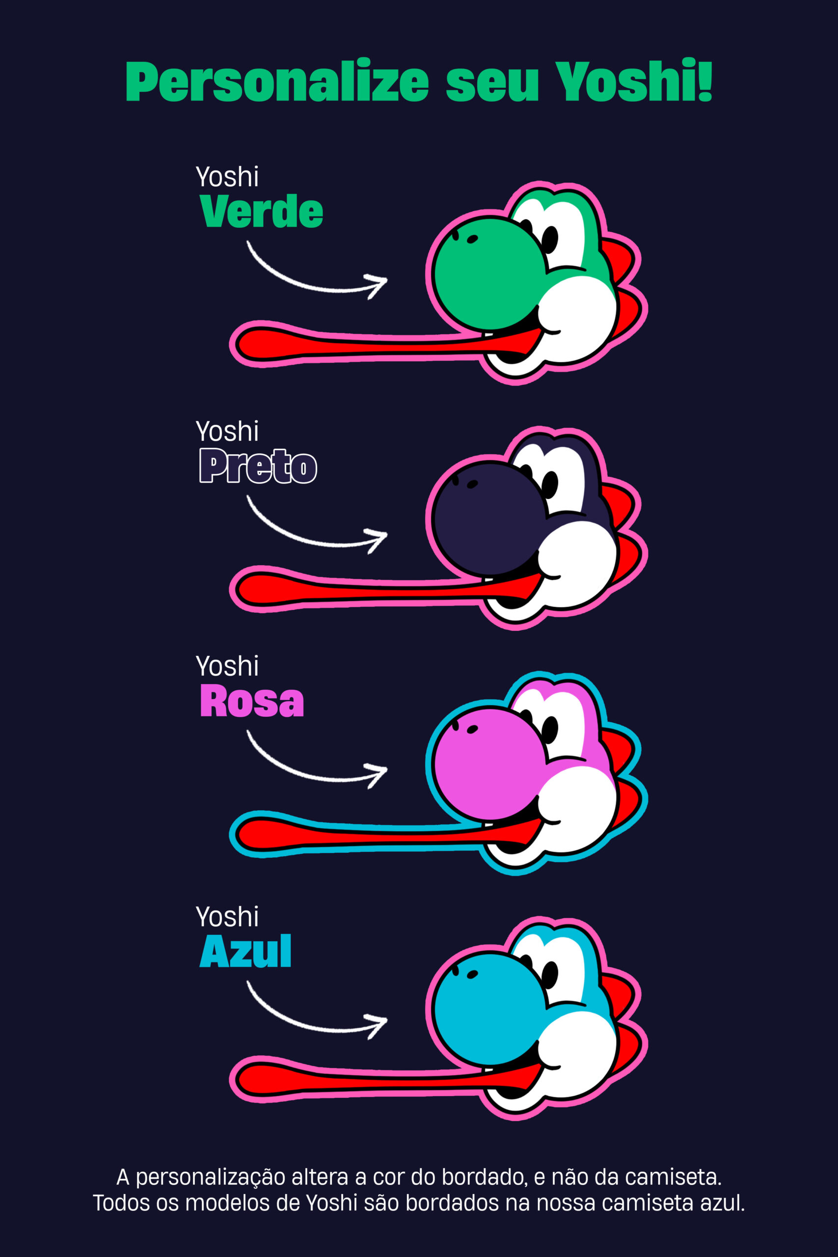 Camiseta Yoshi - Imagem 6